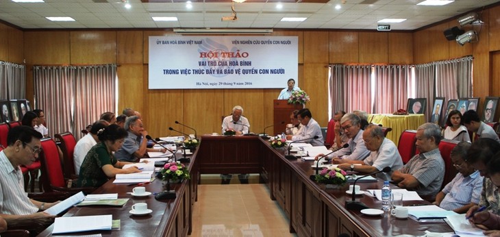 Frieden hat besondere Bedeutung und Rolle im Menschenrechtsschutz - ảnh 1